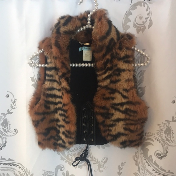 New Marciano Fur Vest - Picture 1 of 4
